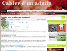 Tablet Screenshot of cahierdunadmin.fr